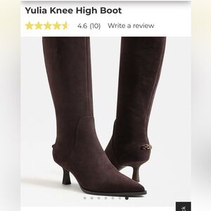 NEW Yulia Knee High Boot - Brown